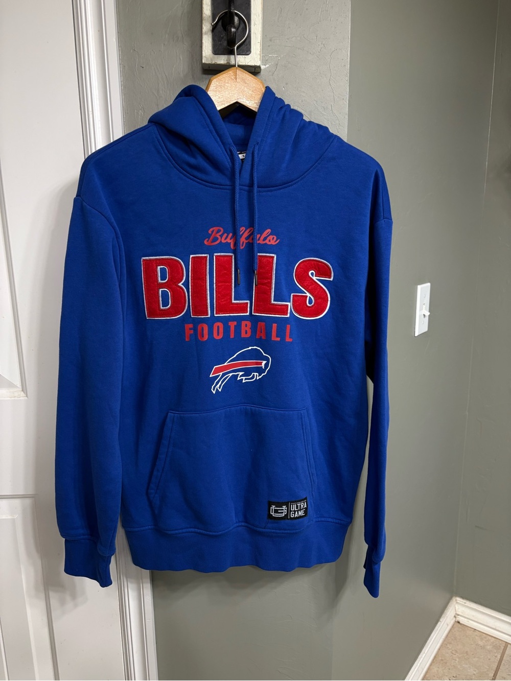 Buffalo David Bitton Royal Blue Bills Football Hoodie